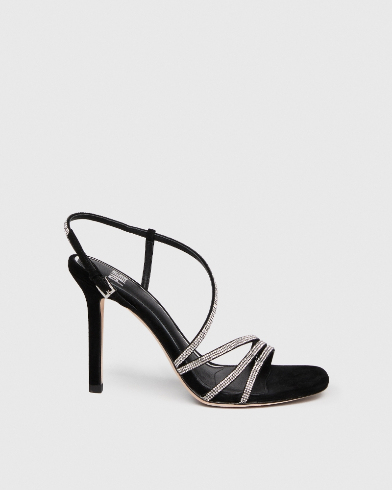 Savannah Sandal- Black Suede